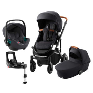 Set kočík Smile III + hlboká korba + autosedačka Baby Safe 3 i-Size + báza