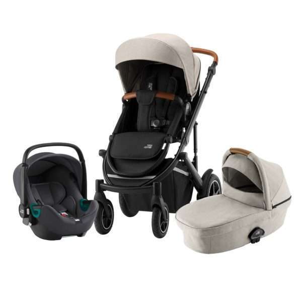 Set kočík Smile III + hlboká korba + autosedačka Baby Safe iSense