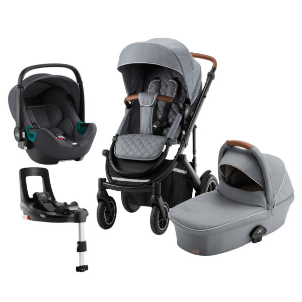 Set kočík Smile III + hlboká korba + autosedačka Baby Safe iSense + báza